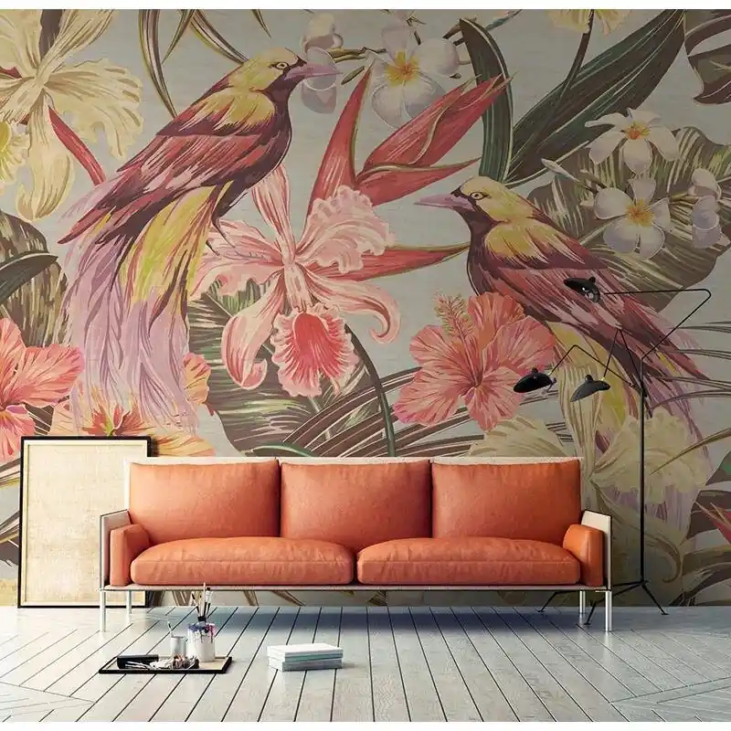 Echt Digitaldruck-Tapete Exotic birds 1 livingwalls (1025996)