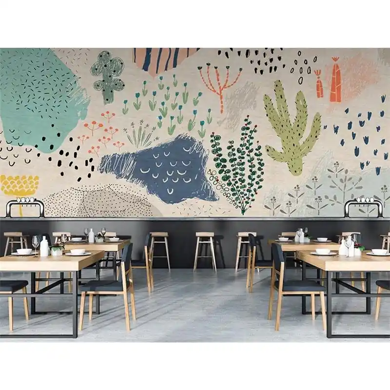 Digitaldruck-Tapete Crayon garden 1 livingwalls (1025977) Preiswert