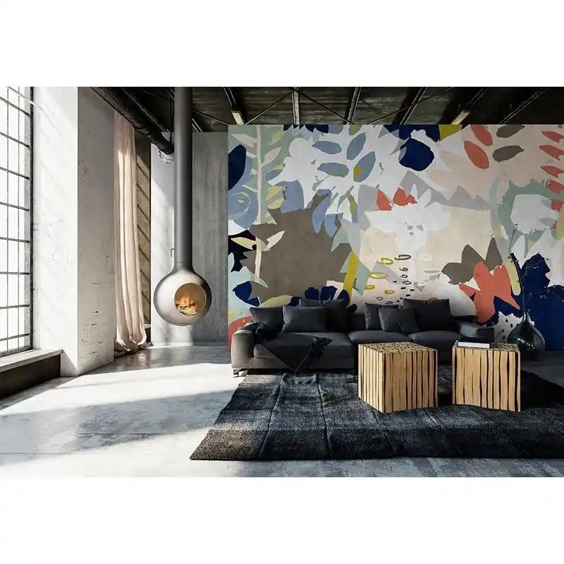 Neu Digitaldruck-Tapete Floral collage 4 livingwalls (1025952)