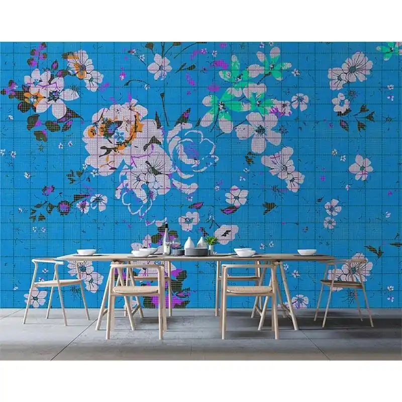Top-Angebot Digitaldruck-Tapete Flower plaid 3 livingwalls (1025902)