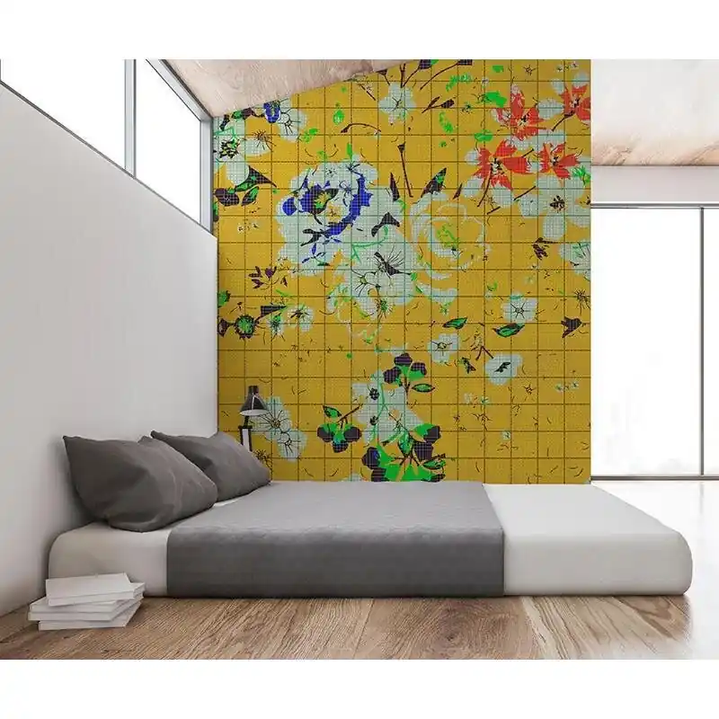 Digitaldruck-Tapete Flower plaid 1 livingwalls (1025900) Sale