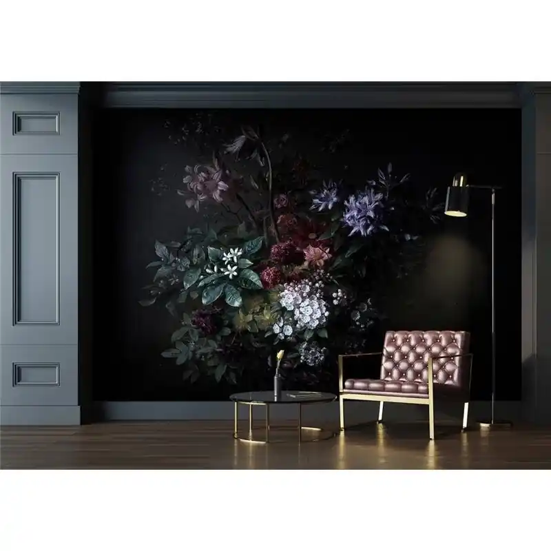 Digitaldruck-Tapete Bouquet noir 2 livingwalls (1024475) Schnäppchen