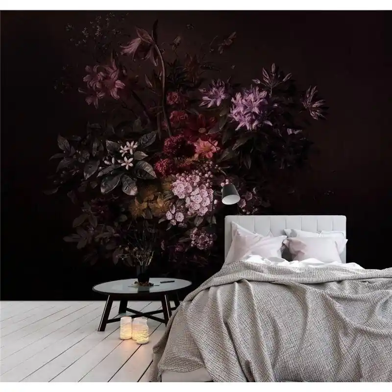 Saisonangebot Digitaldruck-Tapete Bouquet noir 1 livingwalls (1031465)