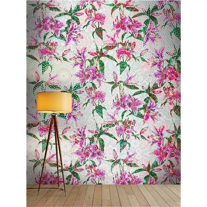 Begrenztes Angebot Digitaldruck-Tapete Mosaic Lilies 2 livingwalls (1024408)