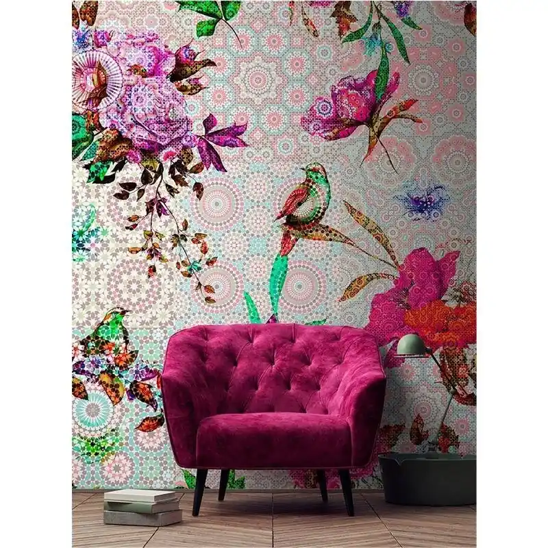 Echt Digitaldruck-Tapete Mosaic Garden 2 livingwalls (1024405)