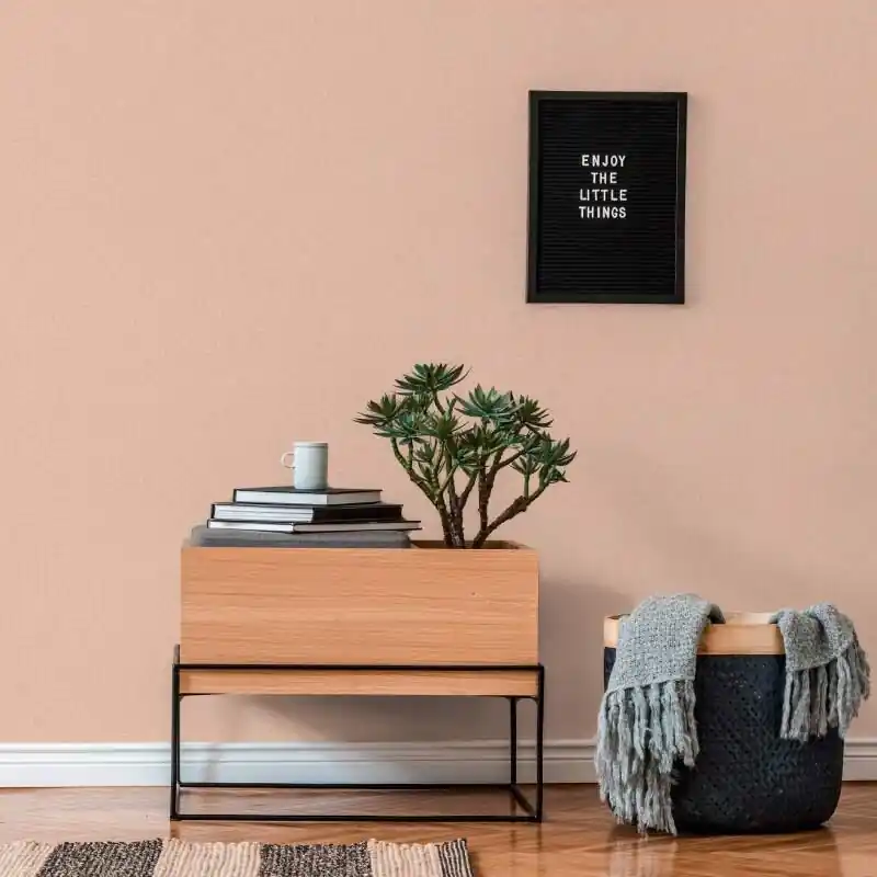 Preisreduziert Tapete Apricot Pfirsich livingwalls Vliestapete (1044875)
