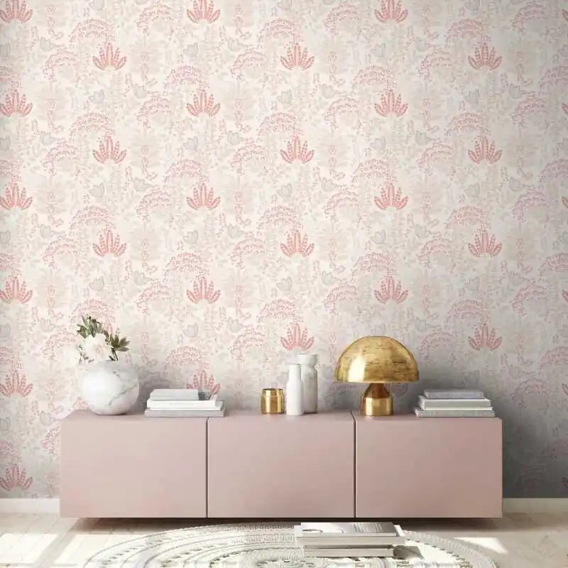 Bestseller Tapete Rosa, Weiß livingwalls Vliestapete (1044854)