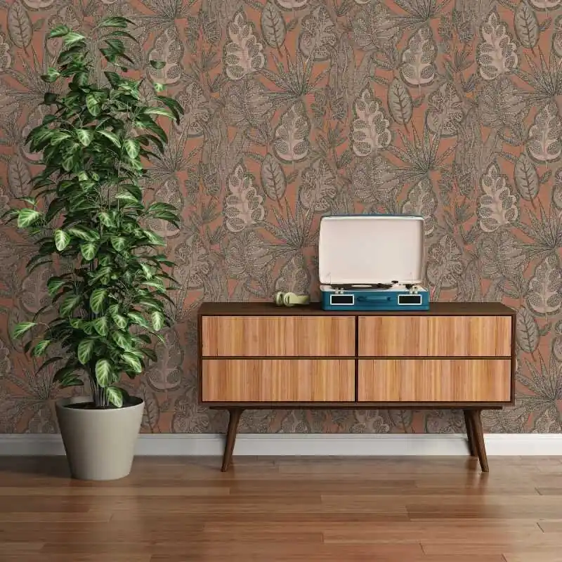 Tapete Rosa, Rose, Braun livingwalls Vliestapete (1044840) Billig