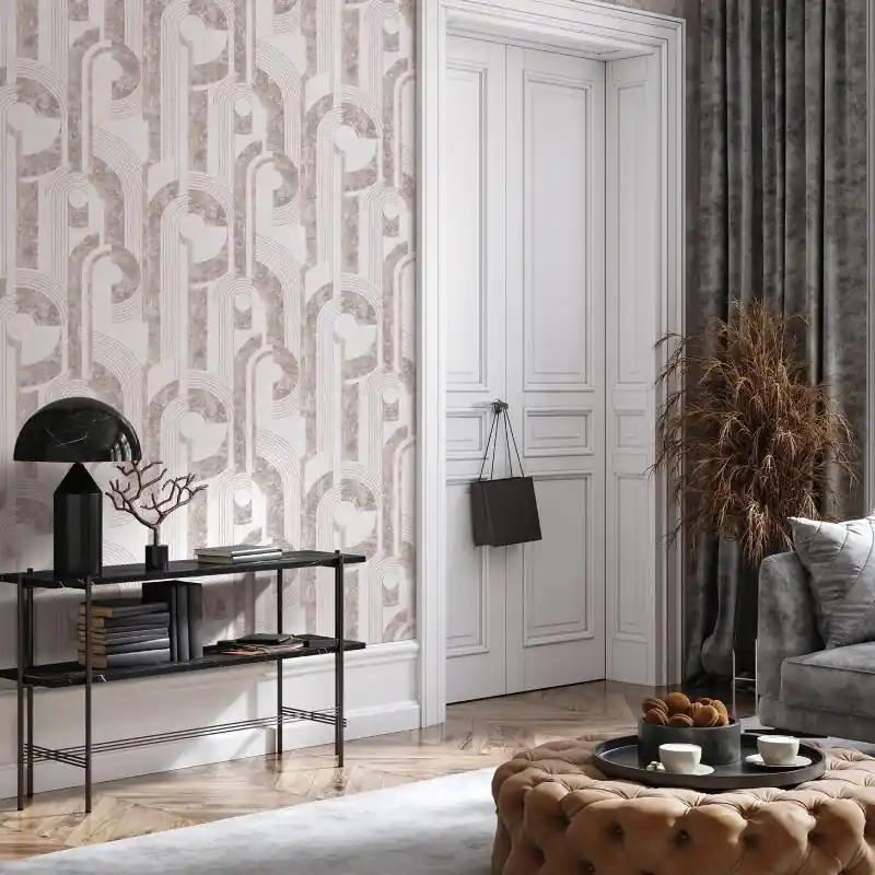 Sonderangebot Tapete Beige, Grau Novamur Vliestapete (1044798)