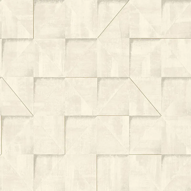 Beige-graue geometrische 3D-Vliestapete, RE25171, Reflect, Decoprint Solange Der Vorrat Reicht