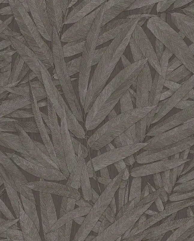 Tapete, braun, Blätter, 350544, Riviera Maison, Eijffinger Markenprodukt