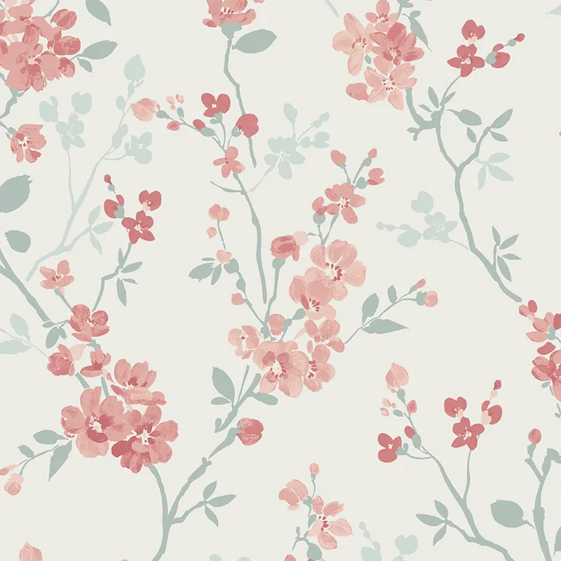 Cremefarbene Vliestapete mit Blumenmuster, A70003, Vavex 2026 Top-Preis