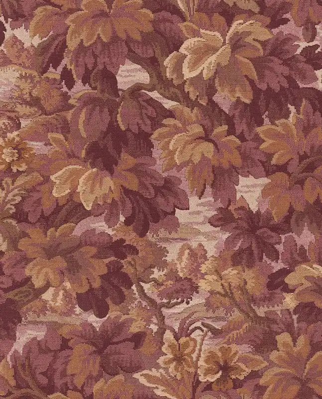 Tapete, Bordeaux-Braun, Blätter, Bäume, 351243, Magnifique, Eijffinger Schneller Versand