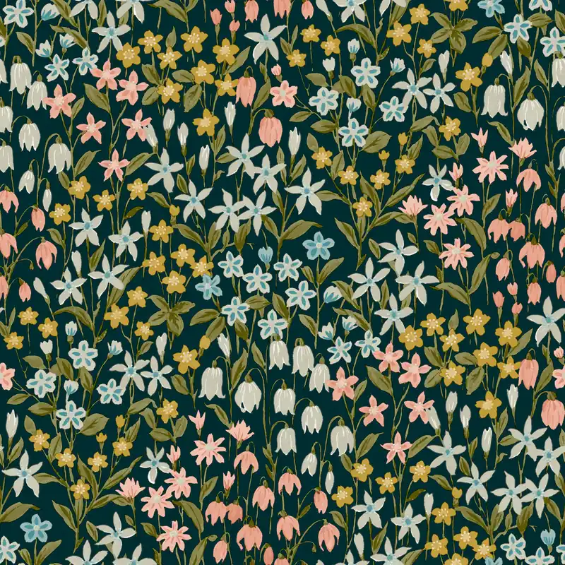 Tapete mit Blumen, A64102 Ciara Grandeco Jetzt Bestellen