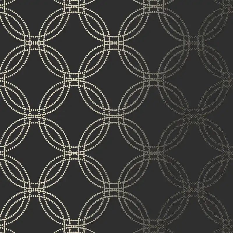 Schwarz-goldene Tapete mit geometrischen Mustern, 120141, Vavex 2025 Günstig