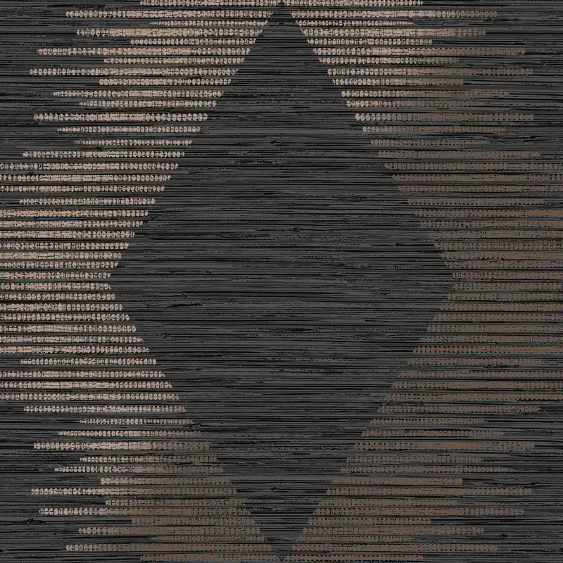 Garantierte Lieferung Schwarz-goldene Tapete mit geometrischen Mustern, 120723, Vavex 2025