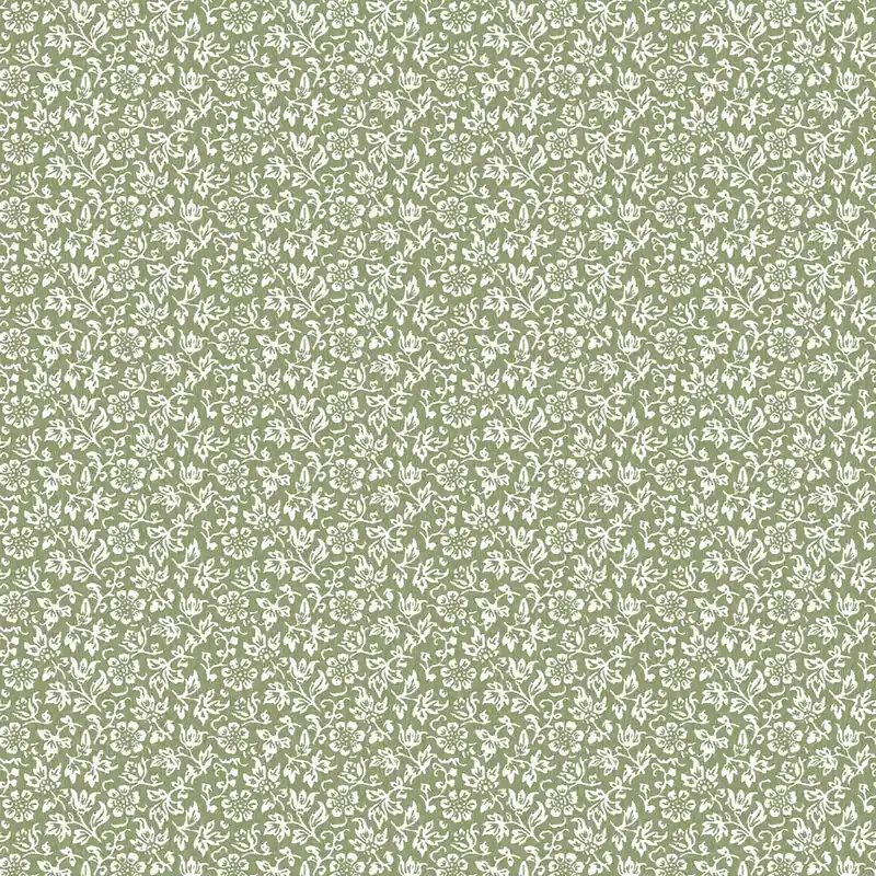 Blumentapete, Grün-Weiß, 121077, Laura Ashley 3, Laura Ashley Signature, Laura Ashley 4 Highlight