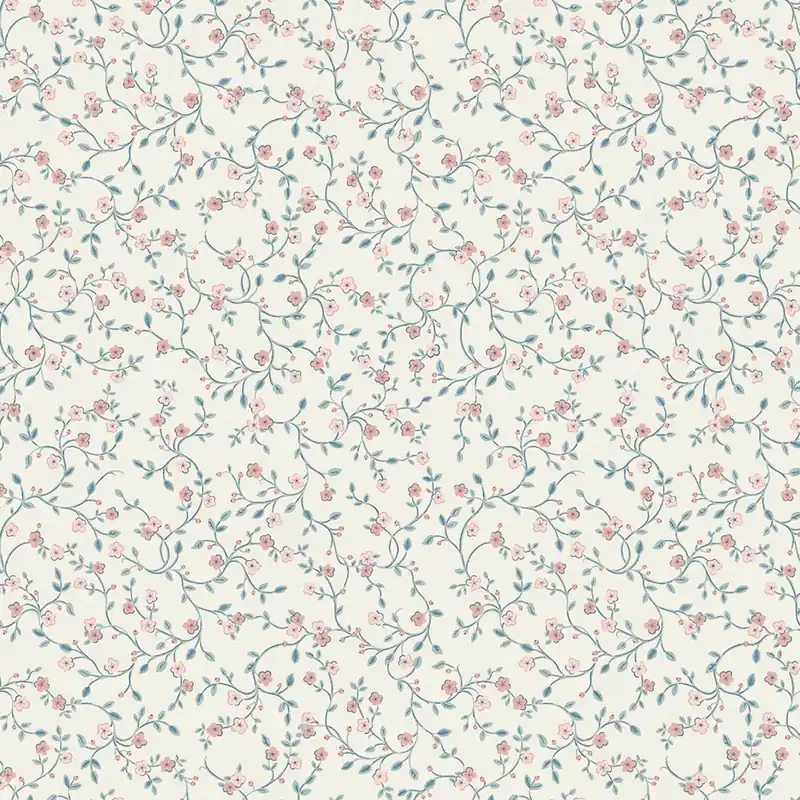 Schneller Versand Tapete, Blau, Rosa, Blumen, 122749, Laura Ashley 4