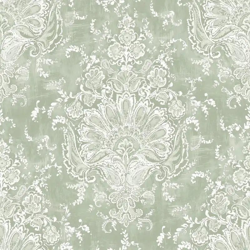 Top-Seller Schlosstapete, Grün, Grau, 130105, Laura Ashley 4