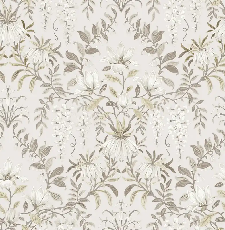 Sichere Zahlung Blumentapete, Beige, Braun, 140335, Laura Ashley 4