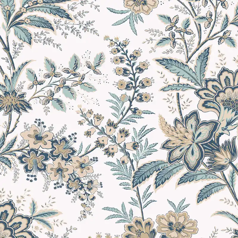 Tapete, Weiß, Beige, Blumen, 130098, Laura Ashley 4 Garantierte Lieferung