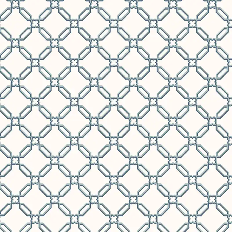 Tapete, Blau, Weiß, Geometrisches Muster, 130100, Laura Ashley 4 Versand Am Gleichen Tag