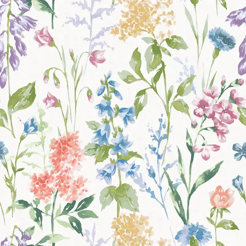 Knallerangebot Tapete, Weiß, Grün, Blumenmuster, 130103, Laura Ashley 4