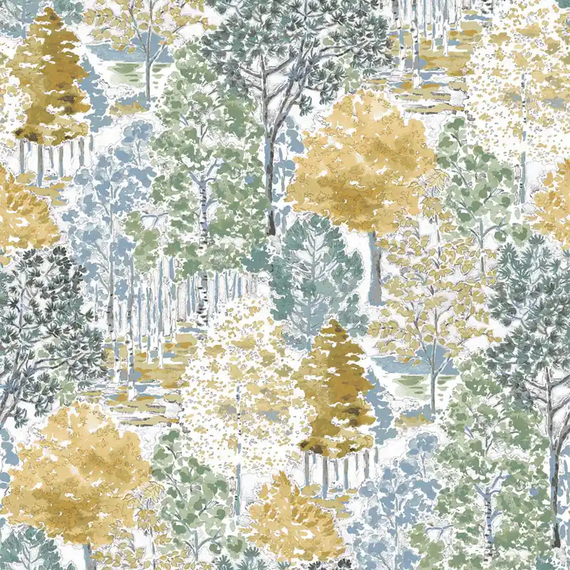 Tapete, Gelb, Grün, Waldmotiv, 130153, Laura Ashley 4 Angebot