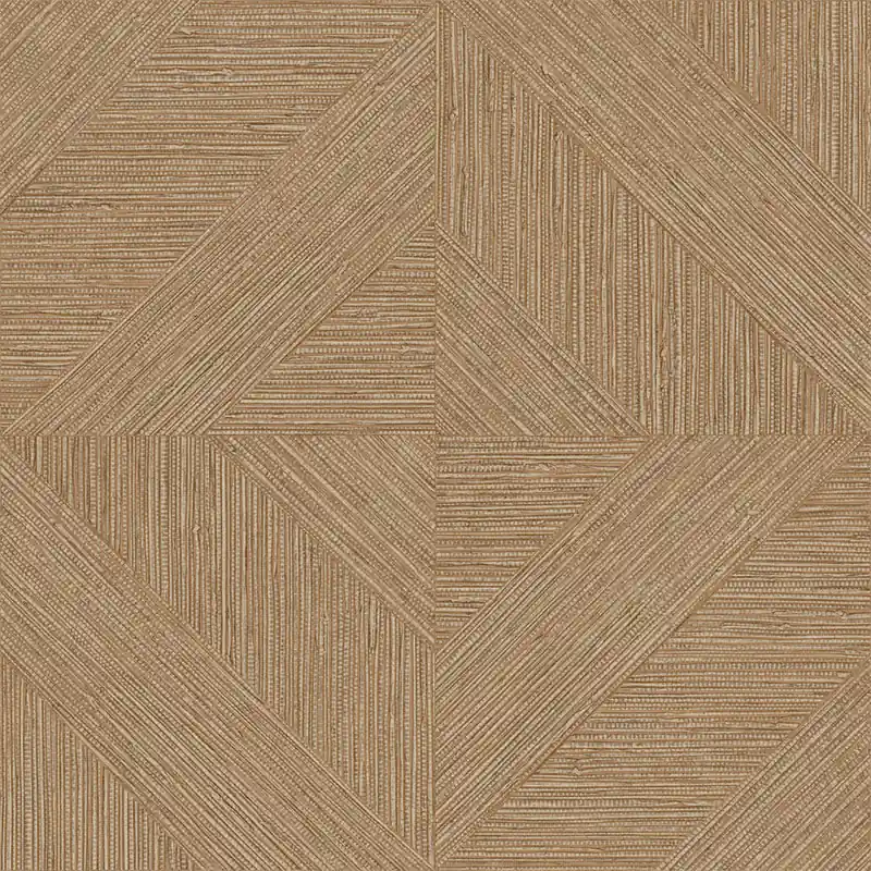 Tapete, Parkettmuster, Mattenstruktur, Braun, Gelb, IM28013, Imani, Decoprint Direkt Vom Hersteller