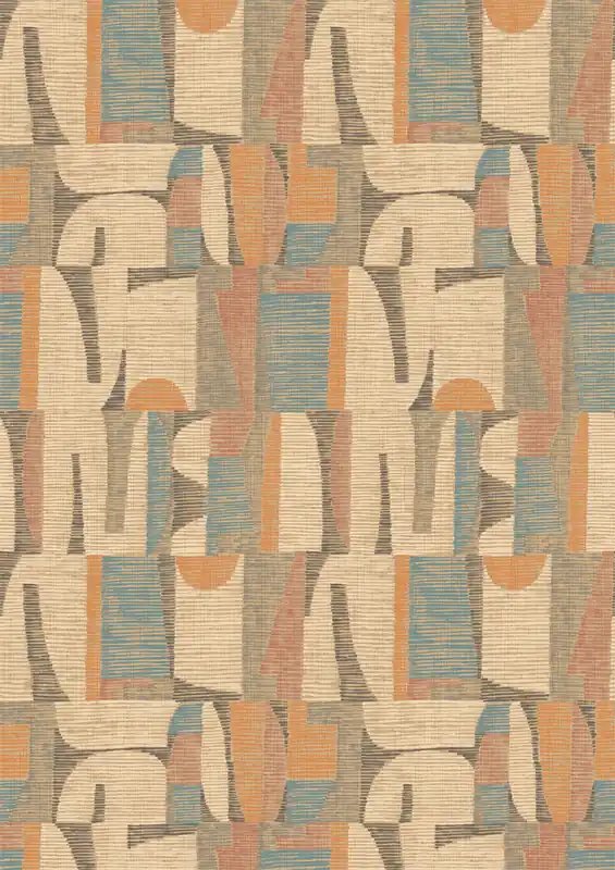 Geometrische Fototapete, Beige, Grau, IMD28100, Imani, Decoprint Wochenendangebot