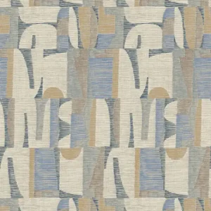 Top-Seller Geometrische Fototapete, Beige, Blau, IMD28102, Imani, Decoprint