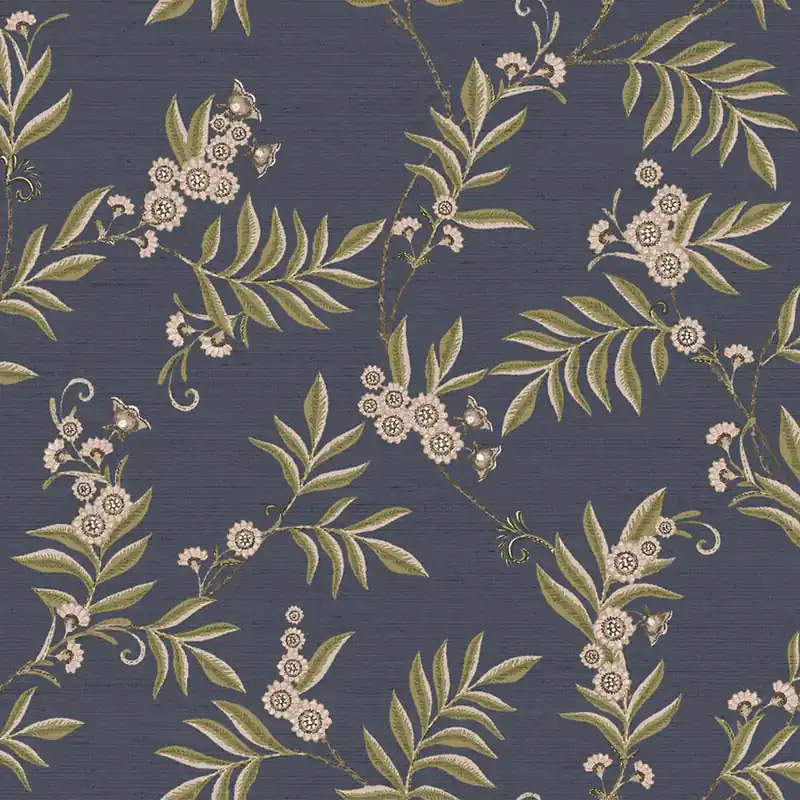 Sonderangebot Tapete, blau, rosa, blühende Zweige, 7708, Agora, Parato by Cristiana Masi