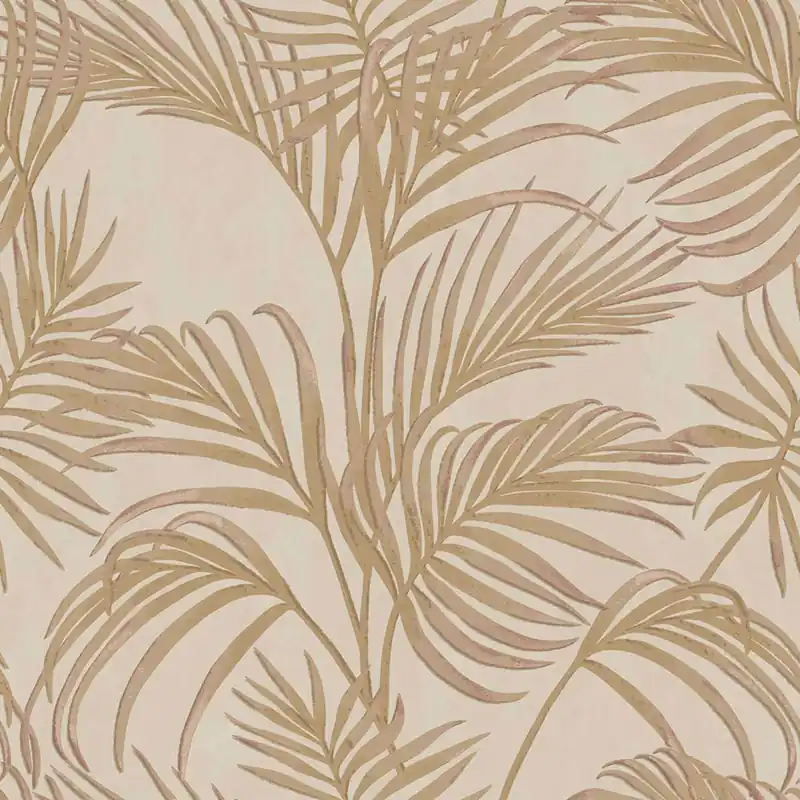 Luxuriöse braun-beige Tapete mit Palmblättern, 7732, Agora, Parato by Cristiana Masi Versand Am Gleichen Tag