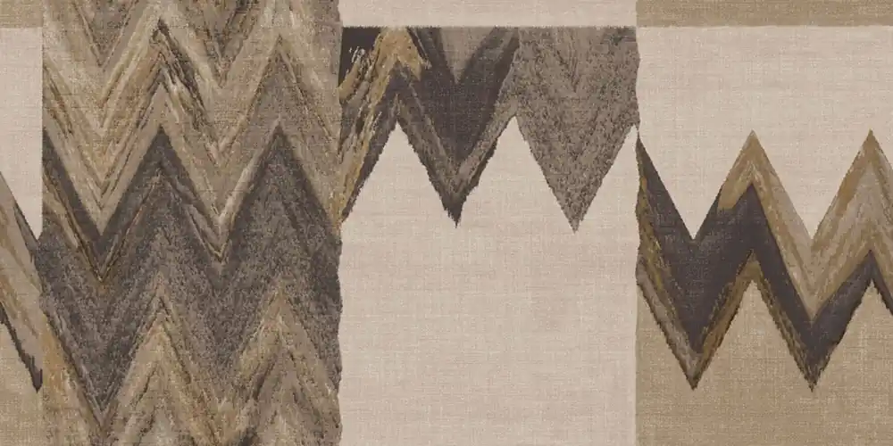 Geometrische Tapete, beige, braun, Stoffoptik, 6679, Metamorphosis, Parato by Cristiana Masi Bestpreis