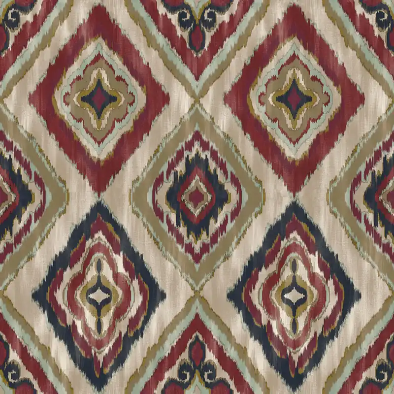 Tapete, beige, blau, Stoffoptik, AU41405, Aurelia, Prestige Wallcoverings Schneller Versand