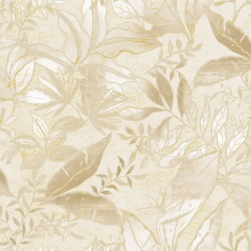 Tapete, cremefarben, beige, Blätter und Zweige, AU41702, Aurelia, Prestige Wallcoverings Garantierte Lieferung
