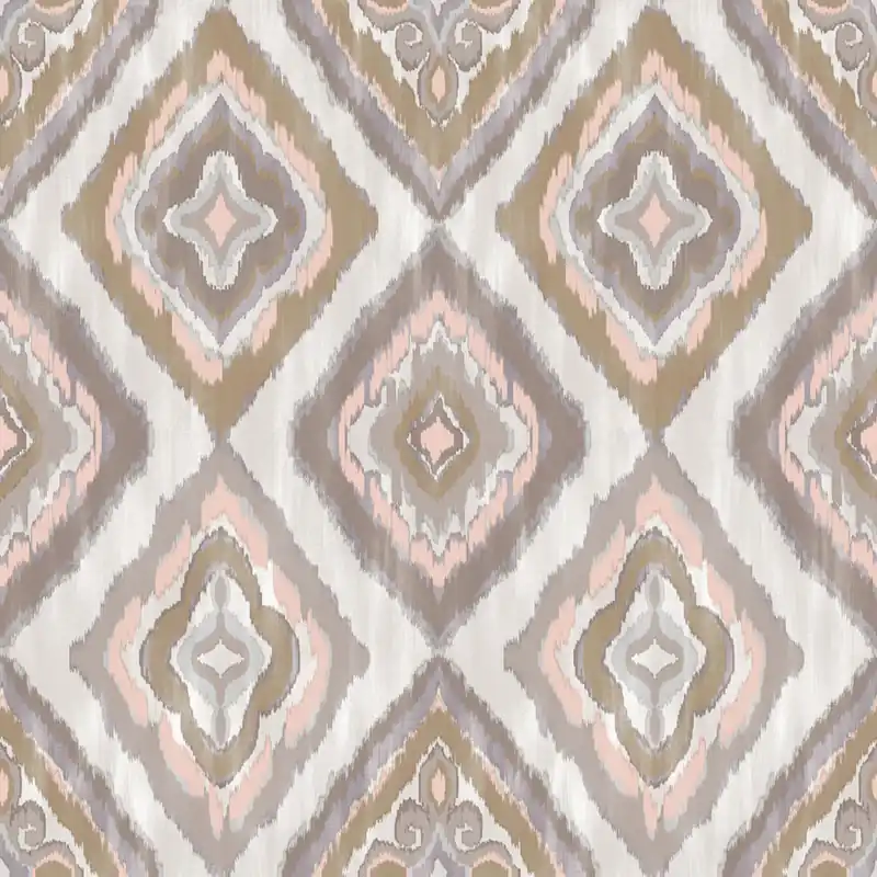Neuheit Tapete, rosa, grau, Stoffoptik, AU41403, Aurelia, Prestige Wallcoverings