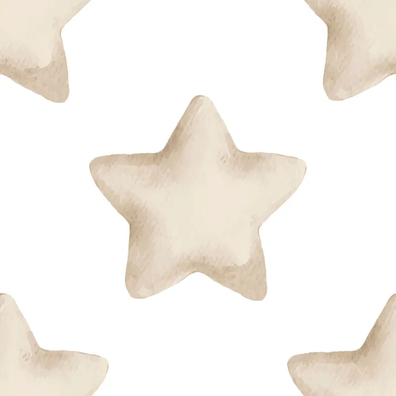 Tapete, beige, weiß, Sterne, 4406, Momi, Parato by Cristiana Masi Preisknaller