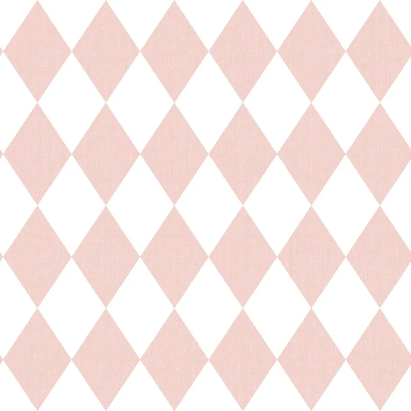 Tapete, rosa, weiß, Rauten, 4445, Momi, Parato by Cristiana Masi Highlight
