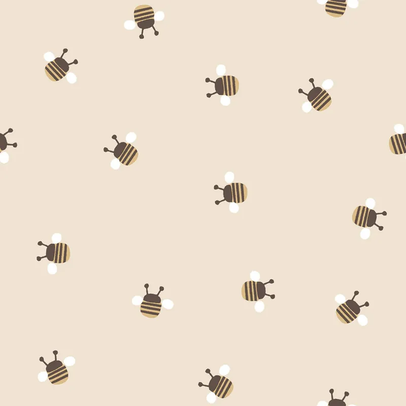 Heißes Angebot Kindertapete, beige, braun, Bienen, 4448, Momi, Parato by Cristiana Masi