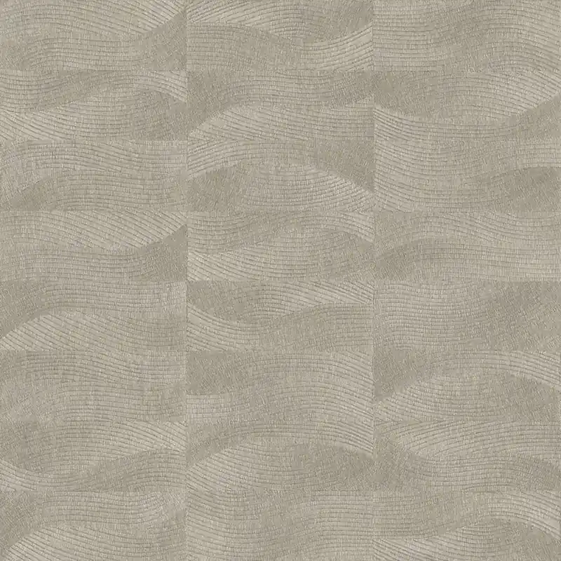 Tapete, Braun, Grau, Stickerei-Optik, Wellen, TN29021, Terra Nova, Decoprint Top-Angebot