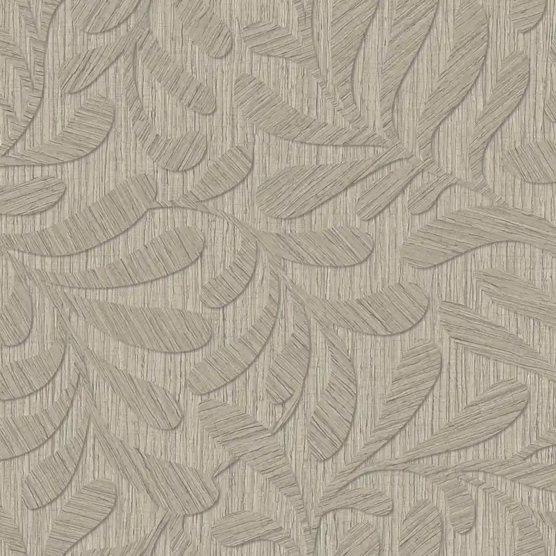Tapete, Braun, Grau, Holzoptik, Blätter, TN29051, Terra Nova, Decoprint Preiswert
