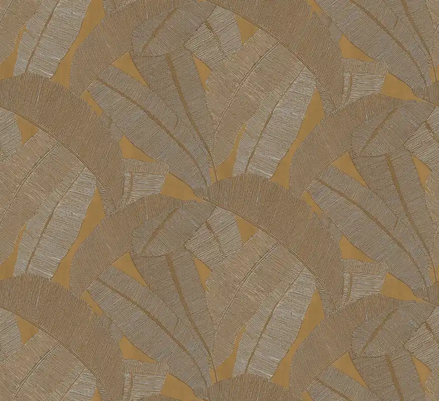 Neue Ware Tapete, gold, braun, RIC204, Serica, Masureel