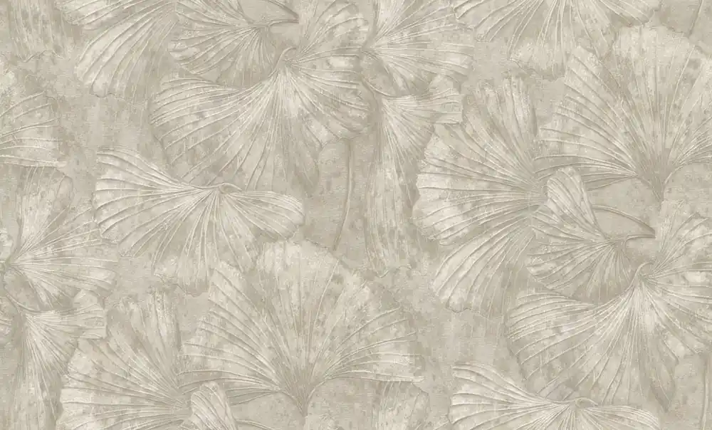 Expressversand Tapete, Grautöne, Blätter, BM31006, Blumarine, Emiliana Parati