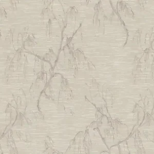 Geprüft Tapete, Beige- und Grautöne, blühende Birke, BM31025, Blumarine, Emiliana Parati