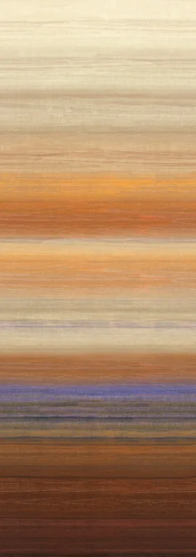 Abverkauf Fototapete, Stoffoptik, orange, beige, Streifen, DGRIC205-260, Serica, Masureel