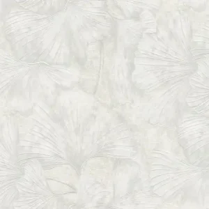 Tapete, grau, creme, Blätter, BM31002, Blumarine, Emiliana Parati Direkt Vom Hersteller