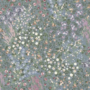 Nur Für Kurze Zeit Tapete, blau, Blumen, 142358, Allurium, Graham Brown Premium