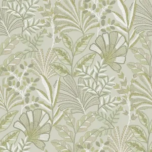 Garantierte Lieferung Tapete, grün, Blätter, 142321, Jaipur, Graham Brown Premium