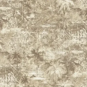 Bestseller Tapete, braun, Palmen, 74004, Armonia, Emiliana Parati
